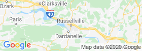 Russellville map